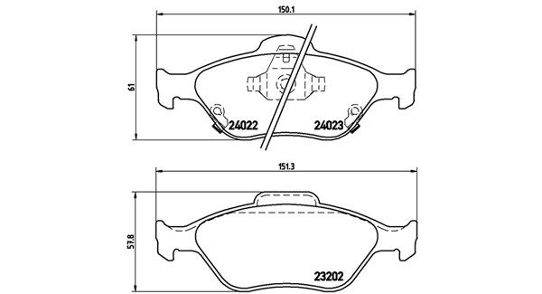 MAGNETI MARELLI stabdžių trinkelių rinkinys, diskinis stabdys 363700483085